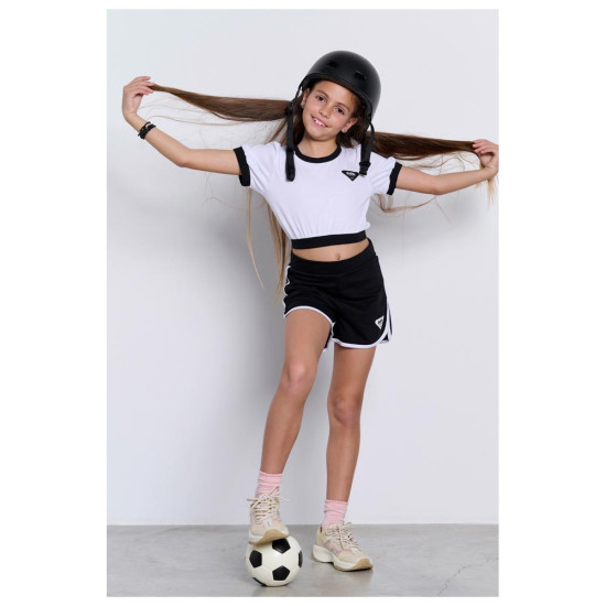 Bodytalk Παιδική κοντομάνικη μπλούζα Crop Top